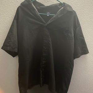 black button down